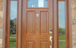 wood front door replacement