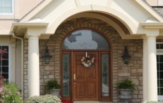 brown front door replacement