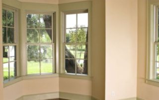 bay window in the living room